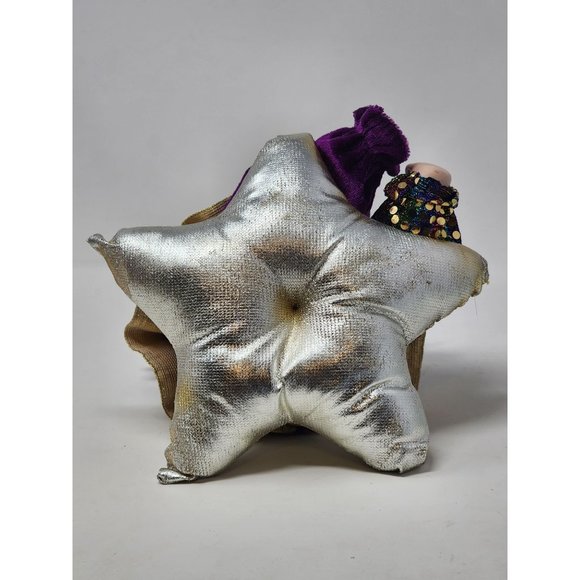 Vintage Mardi Gras Child Clown Porcelain‎ Music Box Doll Music Box Moving Doll - Picture 6 of 9